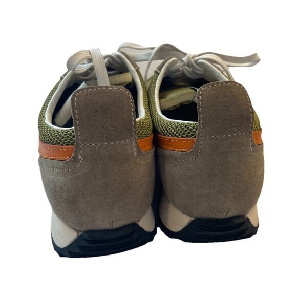 Womens Marc Jacobs Green Moss Classic Retro Trainers Sneakers 9.5-$225 - Picture 4 of 11